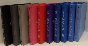 Image of SINCLAIR 1" BINDER W/MARK